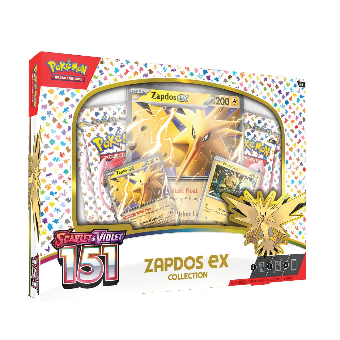 151 Zapdos EX Collection Box
